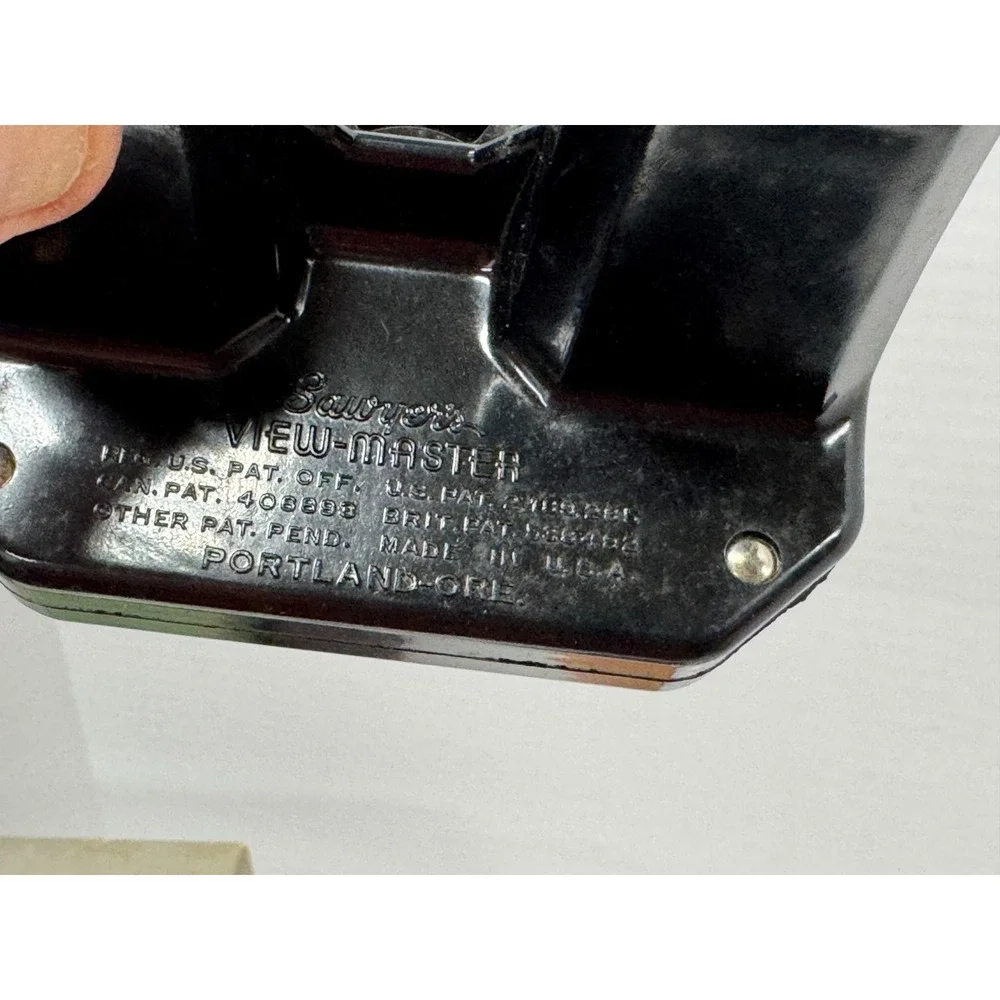 Vintage Sawyer's View-Master Stereoscope 3D Viewer w/ Box & Light Kit